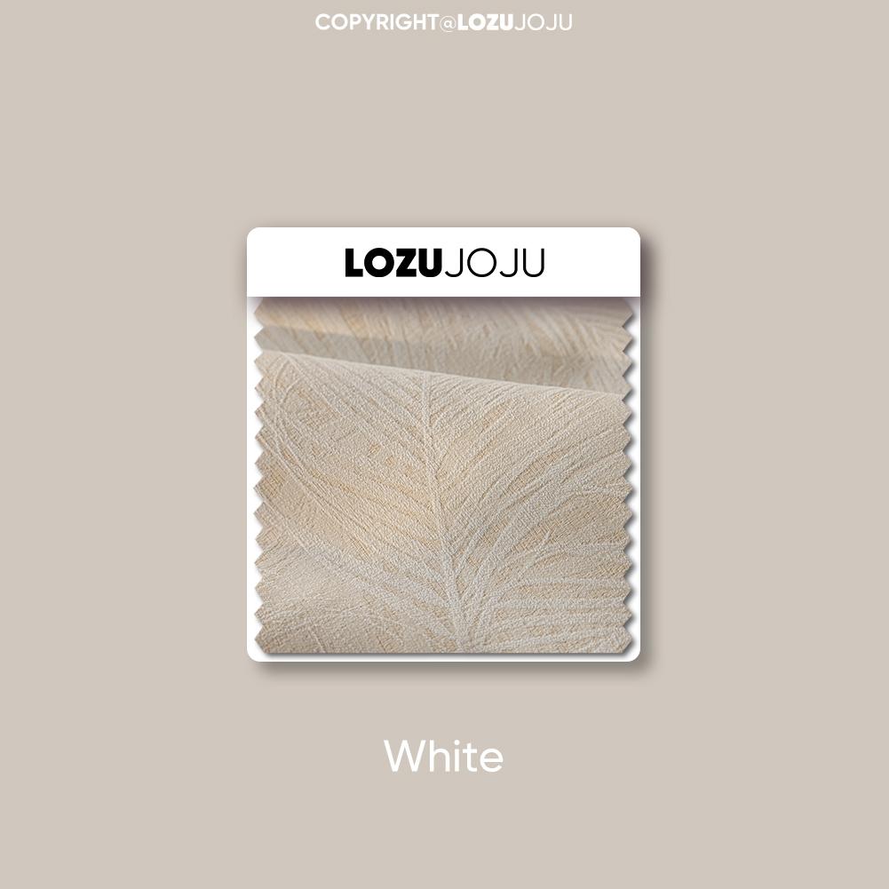 

1 шт. LOZUJOJU Французские кремовые шторы Рельефные шторы Жаккардовые 95% светонепроницаемые шторы для спальни, гостиной, балкона, окна для домашнего декора W100cm x L130cm белый
