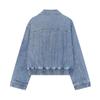 European and American style, new women's clothing, fashionable, casual double-breasted denim jacket 1346353