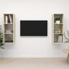 VidaXL Wall-mounted TV Cabinets 2 Pcs Sonoma Oak Engineered Wood 3079856