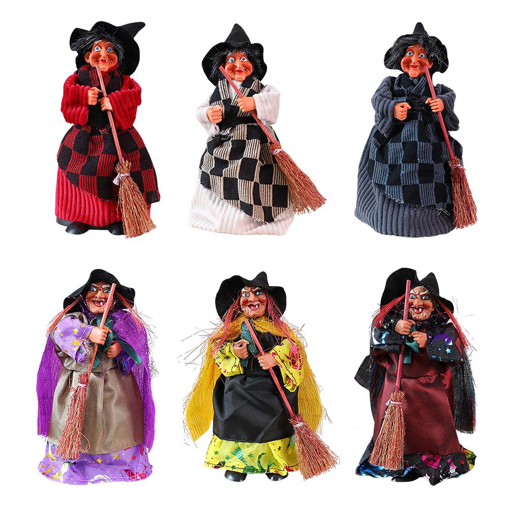 1PC Halloween Ghost Witch Horror Scary Hanging Decoration Ghost Flying Witch Pendant Halloween DIY Party Ornaments Decoration