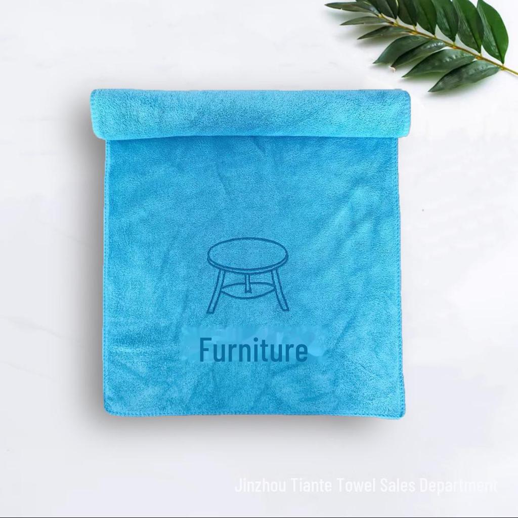 Thick Absorbent Household Cleaning Towel - Lint-Free Kitchen Rag for Sanitation and Organization