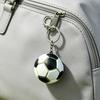 Football Style Key Chain, Colorful Soccer Ball Key Ring, Bag Backpack Car Hanging Accessories Gifts