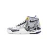 Flight Legacy Moon Shadow Galaxy Trendy Abrasion Resistant Mid Top Vintage Basketball Shoes Men's Gray BQ4212-102(Team283-)