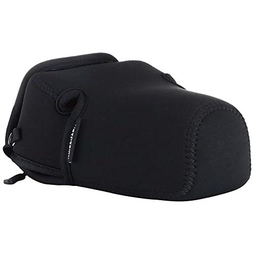 HAKUBA Single Lens Camera Case Luft Design Slim Fit Camera Jacket M-110 Black DCS-03M110BK