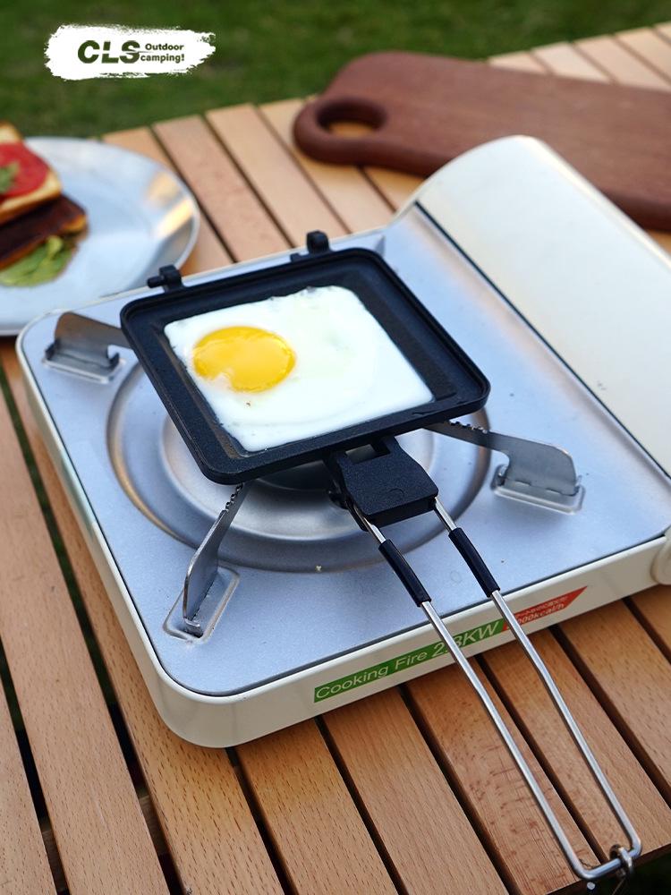 Portable Non-Stick Folding Sandwich Toaster & Frying Pan for Outdoor & Home Use