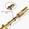 1pc Brass Hose Nozzle Adjustable Twist Hose Nozzle Jet Sweeper Nozzle Garden Sprayer Brass Hose Nozzle For Watering Cleaning