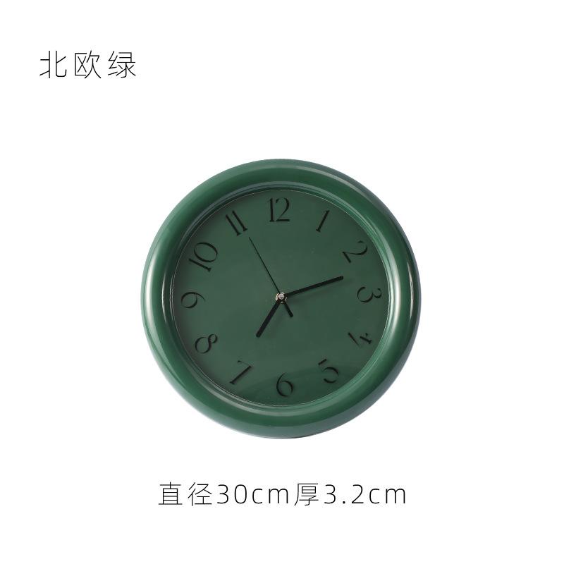 Nordic Ins-Style Living Room Deep Decoration Clock Bedroom Office Living Room Creative Home Wall-Mounted Clock