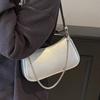 Trendy Personality Simple Spice Girl Wind Snake Pattern PU Armpit Bag Niche Temperament Casual Versatile Shoulder Bag Women
