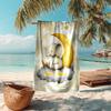 1PC Custom Name Elegant Elephant Moon Night Beach Towel Highly Absorbent And Sand-Resistant Towel for Swimming, Pool, Yoga, And Travel Lightweight