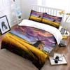 Windmill and field landscape. Bedding sets Duvet cover sets Duvet covers Pillowcases(1 * Duvet Cover 2 * Pillowcases without duvet insert)