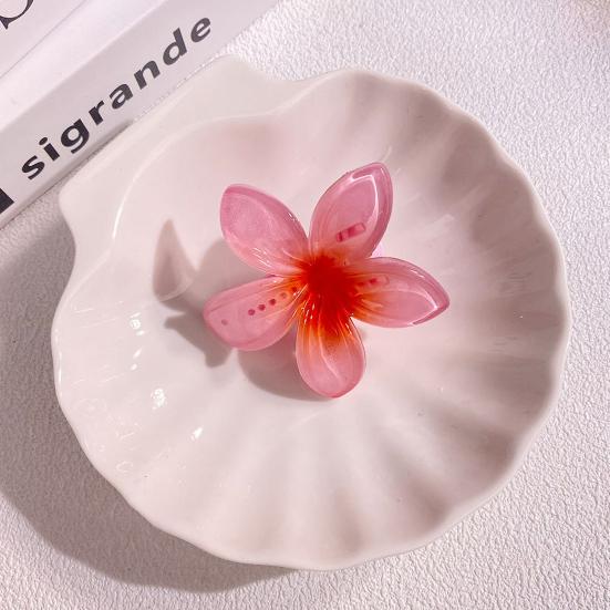 Letní dráp Přechod Barva Květ Tvar Spona do vlasů Protiskluzové Zuby Pevné sevření Zadní Spona do vlasů Každodenní nošení