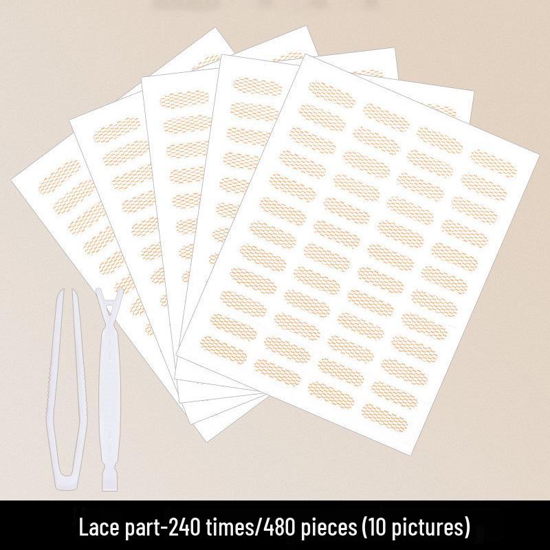 Invisible Water-Activated Lace Eyelid Tape - No Glue, Long-Lasting Fairy Eye Strips