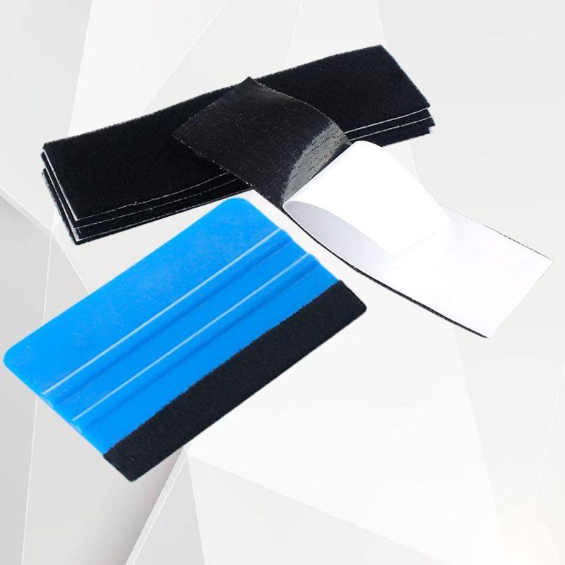 10Pcs Squeegee Felt Fabric Cloth Car Wrap Scraper Window Tint Wrapping
