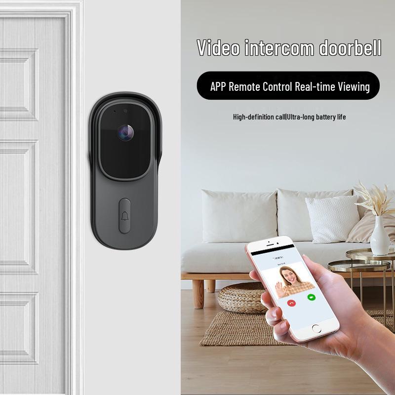 Intelligente stromsparende WLAN-Türklingel mit drahtloser Gegensprechanlage, Sprachverzerrer und Graffiti-Überwachung für den Heimgebrauch
