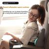 Portable Inflatable Waist Pillow Thickened Lumbar Support Pillow Travel Backrest Pad  Travel