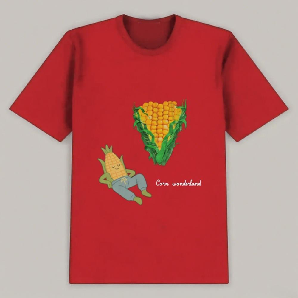 Trend Printing Emerging Art Daily Style Cotton Short-sleeved T-shirt Women's New Street Style Couple Tide Brand Breathable Tops