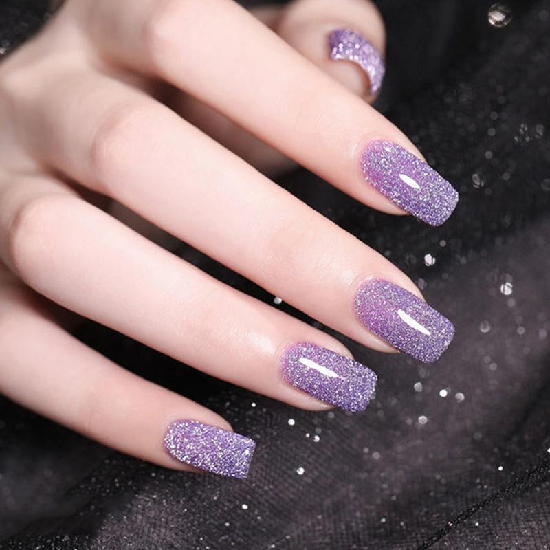 8ml Glitter Gel Nail Polish Soak Off Uv Led Gel Varnish Nail Art Manicures