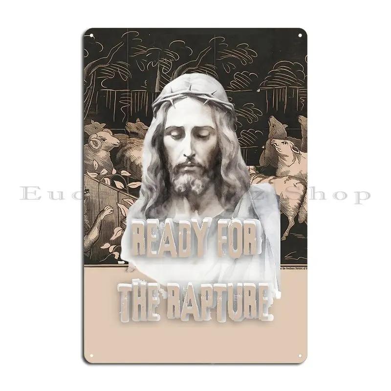 Ready For The Rapture Flirt Teez Metal Plaque Poster Decoration Bar Bar Cinema Create Tin Sign Poster