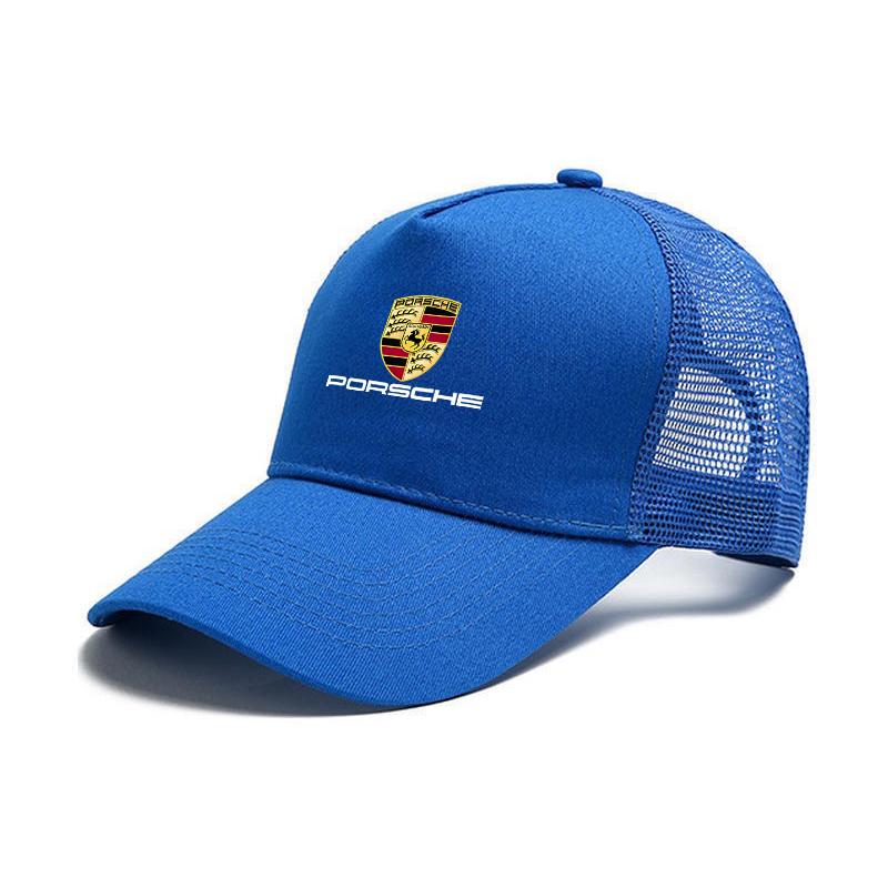 For Porsche Boxster Cayman Car Prints Logo Fashion Outdoor Summer Sport Hat Baseball Cap Adjustable Spring Autumn Sunscreen Hat