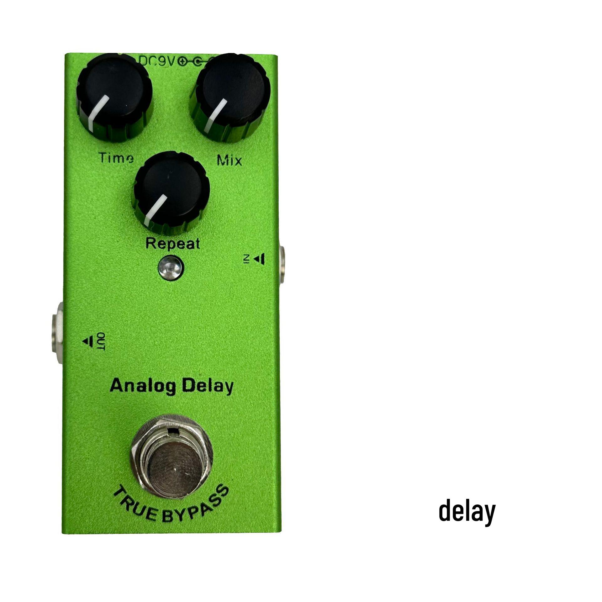 

Professional Mini Electric Guitar Effects Pedal: 10 Effects, Easy to Carry – Distortion, Delay, Chorus, Vibrato, Sound Simulator Set