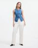 2025 Summer European & American Sleeveless Slimming Denim Women's Vest