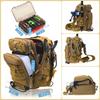 Aertiavty Fishing Backpack, Fishing Bag with Tackle Box, Compact Fishing Tackle Bag, Fishing Tackle Backpack with Rod Holder for Outdoor Sport