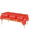 Bronzing Chinese New Year TableCover Plastic New Year Eve Decor  Chinese New Year