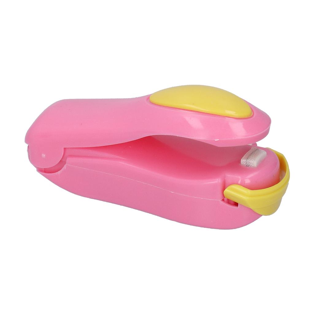 Haushalts-Lebensmittelversiegler Mini Tragbare Lebensmittel-Kunststoffversiegelungsmaschine für Zuhause OutdoorPink