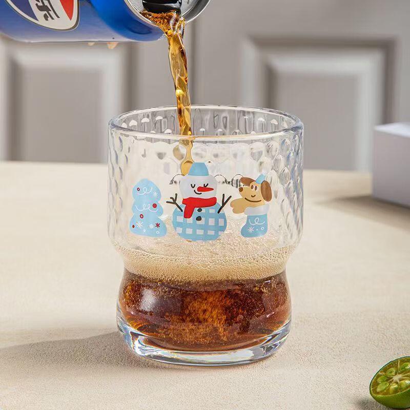 Shangqi Snögubbe Tecknad Glas