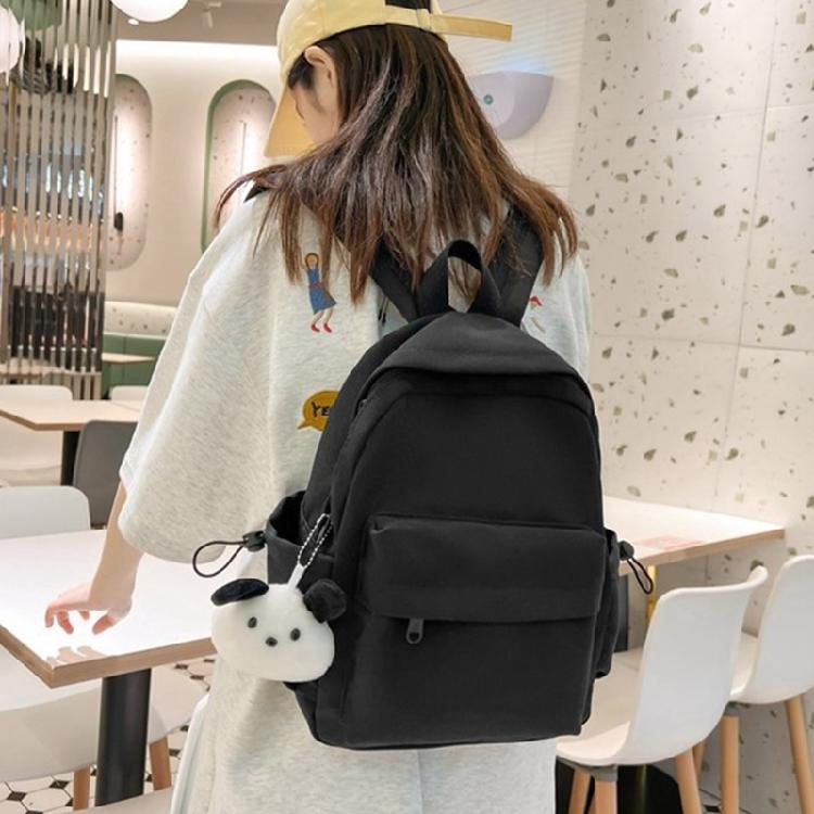 Stylish and Practical School Bag Women's Nylon Backpack for Students and Travel