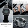 Modifiziertes Edelstahlgehäuse+Armband Für Casio G-SHOCK DW-5600 5610 GW-M5610 GW-B5600 Mod-Kit Herren Metall-Uhrenarmband Lünette Werkzeuge