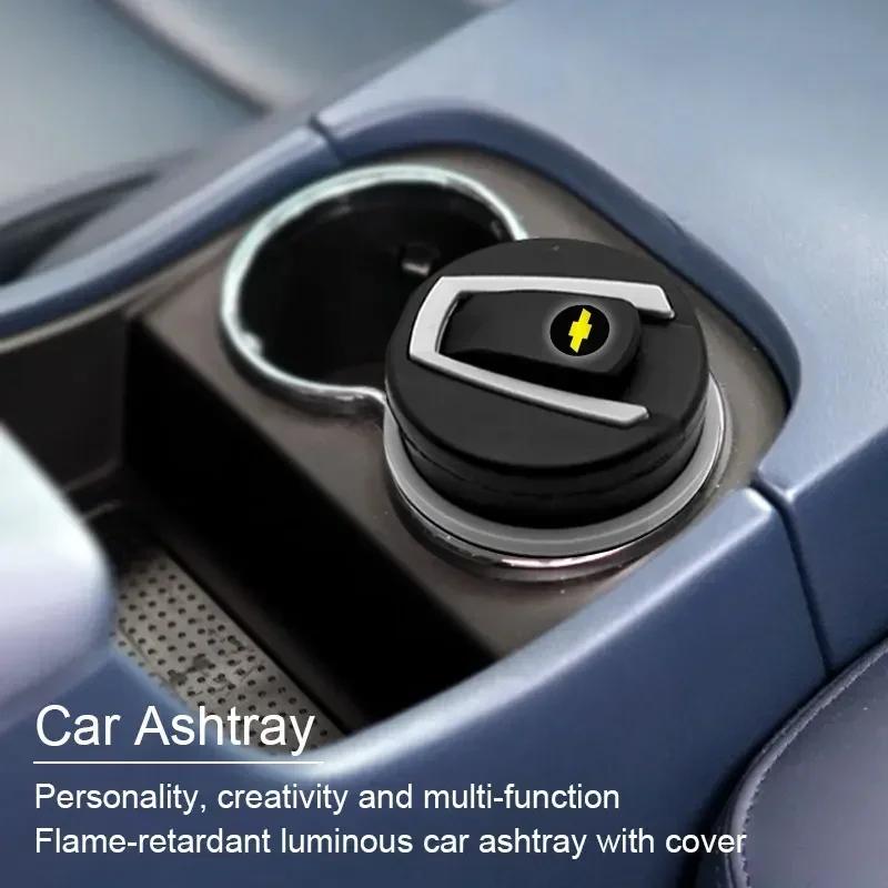 Car Ashtray Led Lights Creative Personality Covered Supplies For Chevrolet Cruze Silverado Spark Captiva Onix Regal Excelle GL8 CQ2