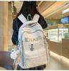Chinese Ink Wash Backpack, Large Capacity for Students: Ideal for Girls, Boys, and College Use