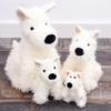 Cute Cartoon White West Highland Dog Plush Toy Doll For Dog Lovers