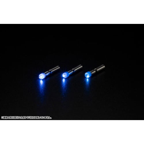 Kotobukiya M.S.G Modeling Support Goods Milight 316 Blue Set of 3, Approx. 16mm in Length, Non-Scale Plastic Model