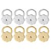 Pack of 8 Adjustable Earring Lifter Backs Beautiful Flower Earring Backs Sturdy Earplug Retainer Stylish Earring Backer