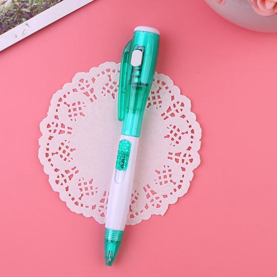 Kugelschreiber Leichtgewicht LED Kunststoff Kugelschreiber Taschenlampe Stift für Büro