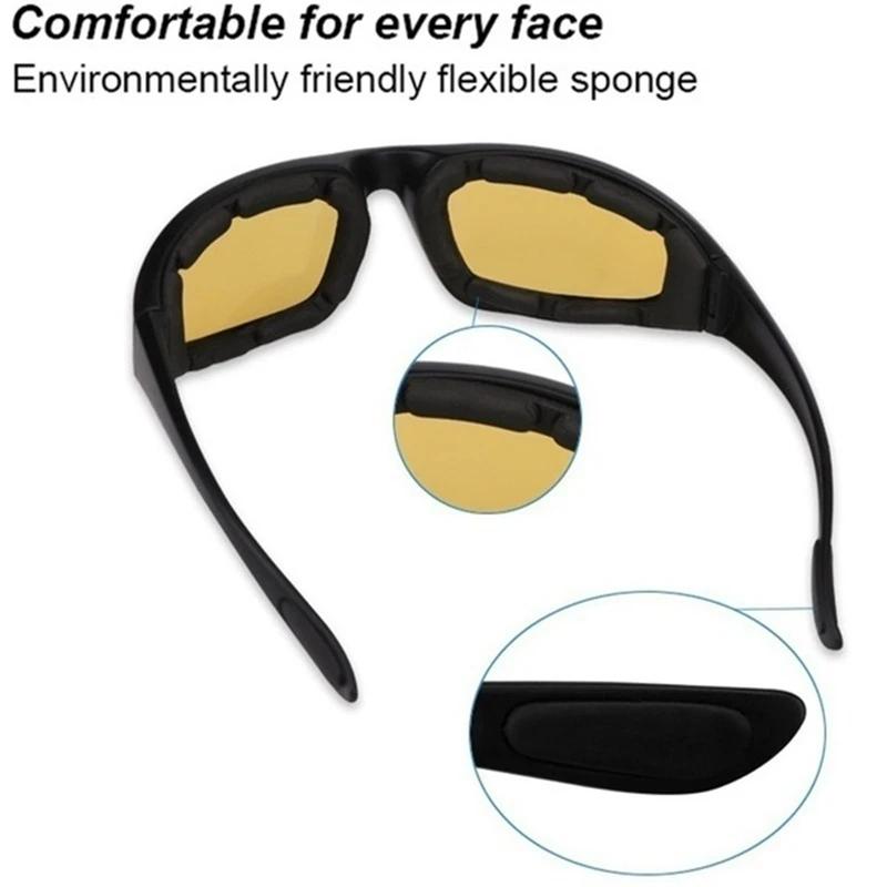 1PC Ochelari de Motocicletă Ochelari de soare polarizați Ochelari de vânătoare Ochelari de protecție pentru ochi Ochelari de protecție antivânt pentru Moto Protecție de călărie Echipament sportiv