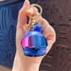 Cool Light-up Helmet Keychain Lightweight Versatile Mini Night Light Pendant Realistic Multifunctional Helmet Bag Charm
