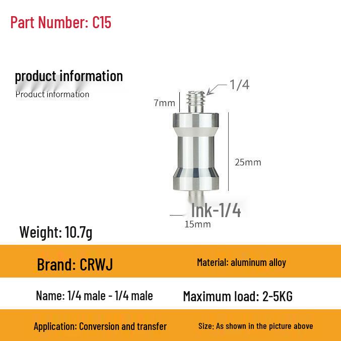 Swivel Head Tripod Light Stand with Interchangeable Mount