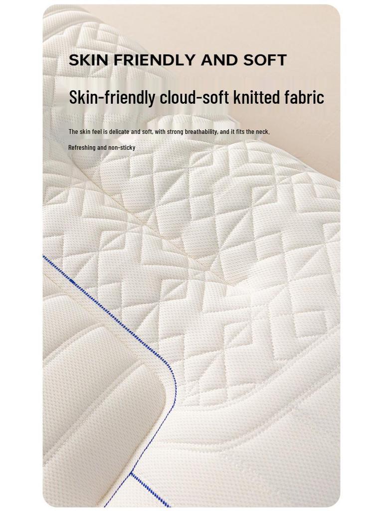 Latex Neck Support Memory Pillow for Side Sleepers - Universal for All Seasons