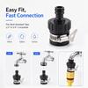 Garden Irrigation Faucet Adapter Plastic Hose Pipe Connector Universal Quick Connect Tap Fitting for Watering Car Washing