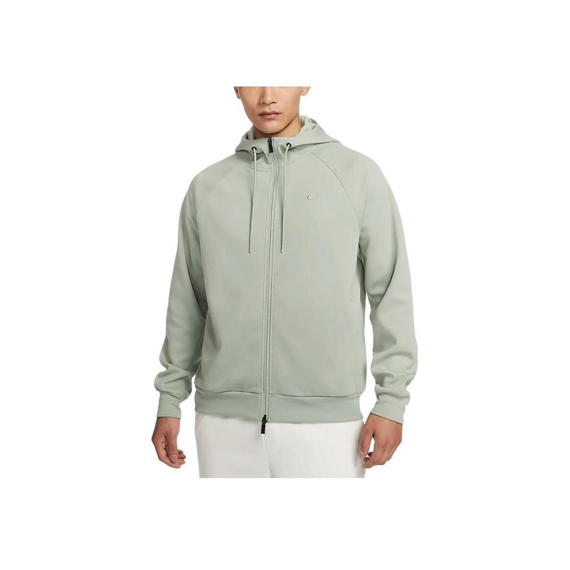 Nike Primary Dri-Fit UV Full-Zip Hooded Jacket Jade Horizon Men s FZ0968-370 L