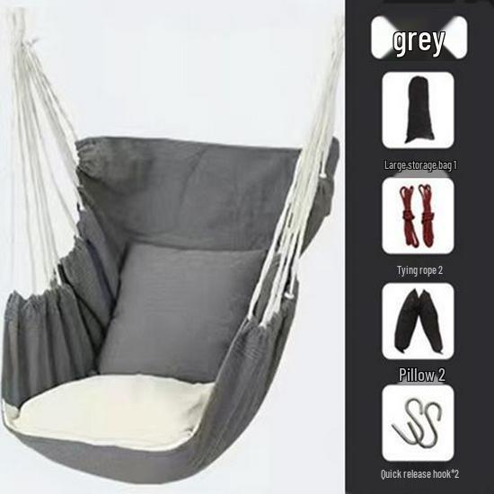 Hängesessel-Hängematte für den Innenbereich - Verdickter Schaukelsitz für Studentenwohnheime und Schlafzimmer