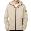 Men S Casual Hooded Jacket Long Sleeve Solid Color Multi Pocket