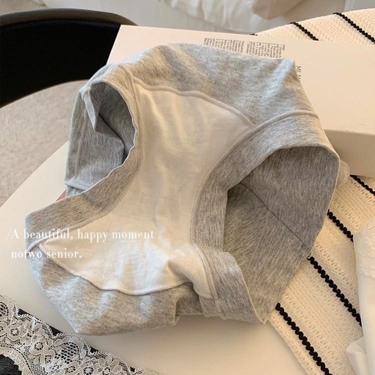 Women's Flat Corner Underwear Cotton Extended Crotch Lace Edge Wrapped Underwear Women's Underwear