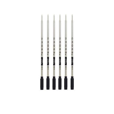 Cross Ballpoint Pen Refill F 8514 Black Set of 6 Regular Imported Goods Oil-based