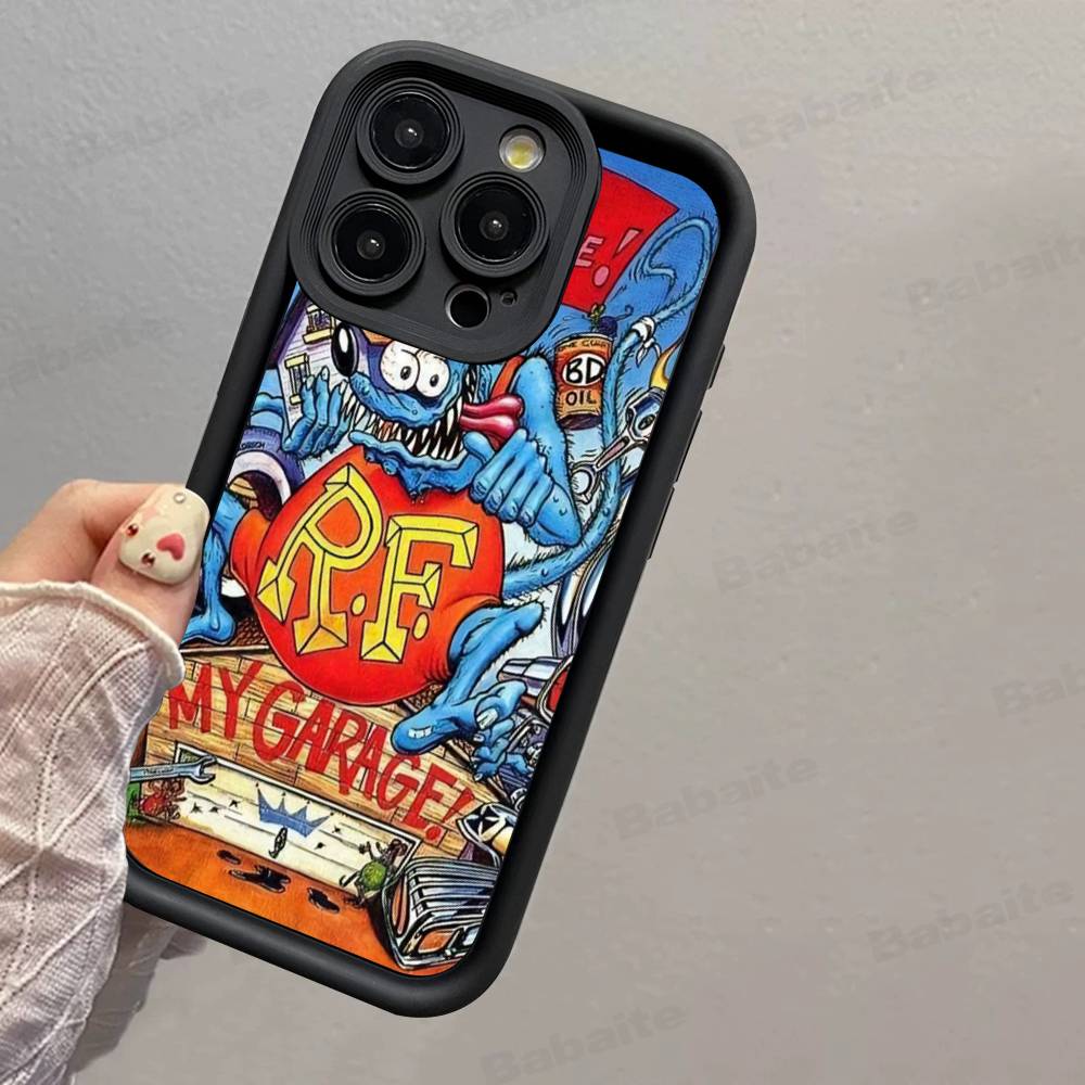 Funny Rat Fink Silicone Phone Case For IPhone 17 Pro Max 16 15 14 13 12 11 Plus 17 Air iPhone 13pro max