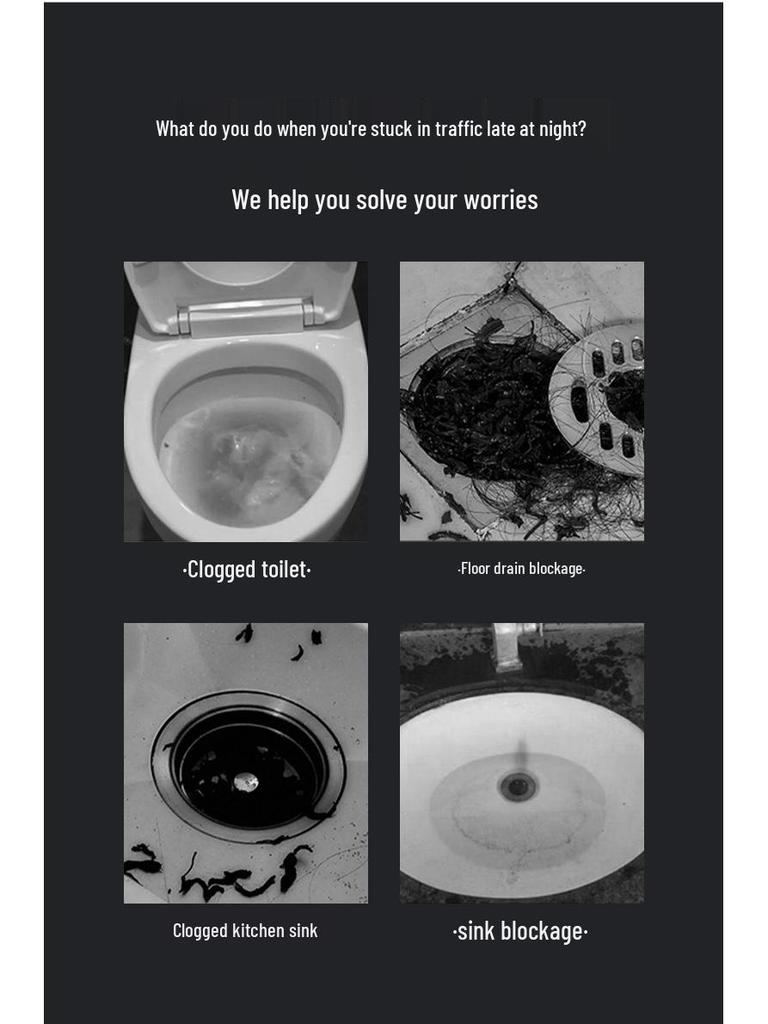 Universal Toilet & Drain Unblocker Tool