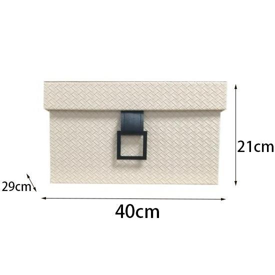 Modern Organizer Storage Box Leather Organizer Boxes Multifunctional Storage Boxes for Bedroom Classified Storage Basket